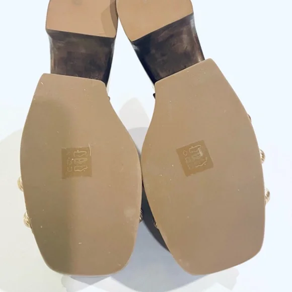 Cult Gaia Joplin square toe studded platform sandals size 36.5, - Picture 12 of 14